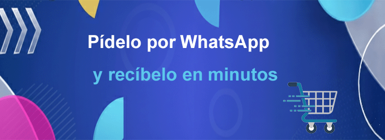 banner de figuras de colores