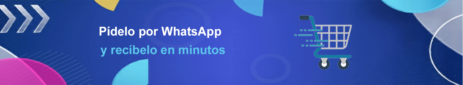 banner de figuras de colores